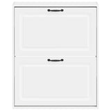 Wall-Mounted Shoe Cabinet UTRECHT 71 x 17 x 86 cm White
