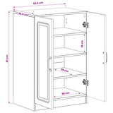 Shoe Cabinet UTRECHT 59.5 x 39.5 x 87 cm Engineered Wood White - Low Angle