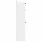 Shoe Cabinet UTRECHT 78 x 24 x 100 cm Engineered Wood White