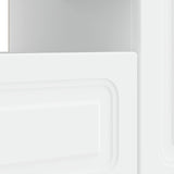 LED TV Cabinet White Engineered Wood - Close-Up Angle