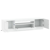 LED TV Cabinet White Engineered Wood