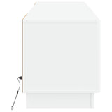 LED TV Cabinet White Engineered Wood