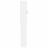 Toilet Cabinet UTRECHT White 66 x 25.5 x 190 cm Engineered Wood