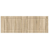 Wall-Mounted Headboard UTRECHT Sonoma Oak Engineered Wood - Front View