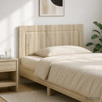 Wall-Mounted Headboard UTRECHT Sonoma Oak Engineered Wood