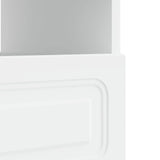 LED TV Cabinet White Engineered Wood - Close-Up Angle