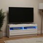 LED TV Cabinet White Engineered Wood