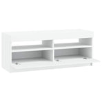 LED TV Cabinet White Engineered Wood