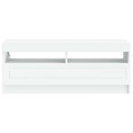 LED TV Cabinet White Engineered Wood