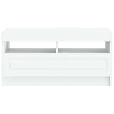 LED TV Cabinet White Engineered Wood