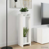 Plant Stand 2 pcs White 30 x 30 x 100 cm Engineered Wood