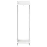 Plant Stand 2 pcs White 30 x 30 x 100 cm Engineered Wood - Rear View