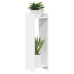 Plant Stand 2 pcs White 30 x 30 x 100 cm Engineered Wood