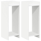 Plant Stand 2 pcs White 30 x 30 x 80 cm Engineered Wood