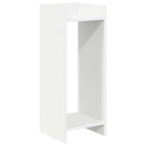 Plant Stand 2 pcs White 30 x 30 x 80 cm Engineered Wood - 45-Degree Angle