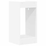 Plant Stand 2 pcs White 30 x 30 x 60 cm Engineered Wood - Low Angle