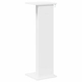 Plant Stand 2 pcs White 25 x 25.5 x 80.5 cm Engineered Wood - Low Angle