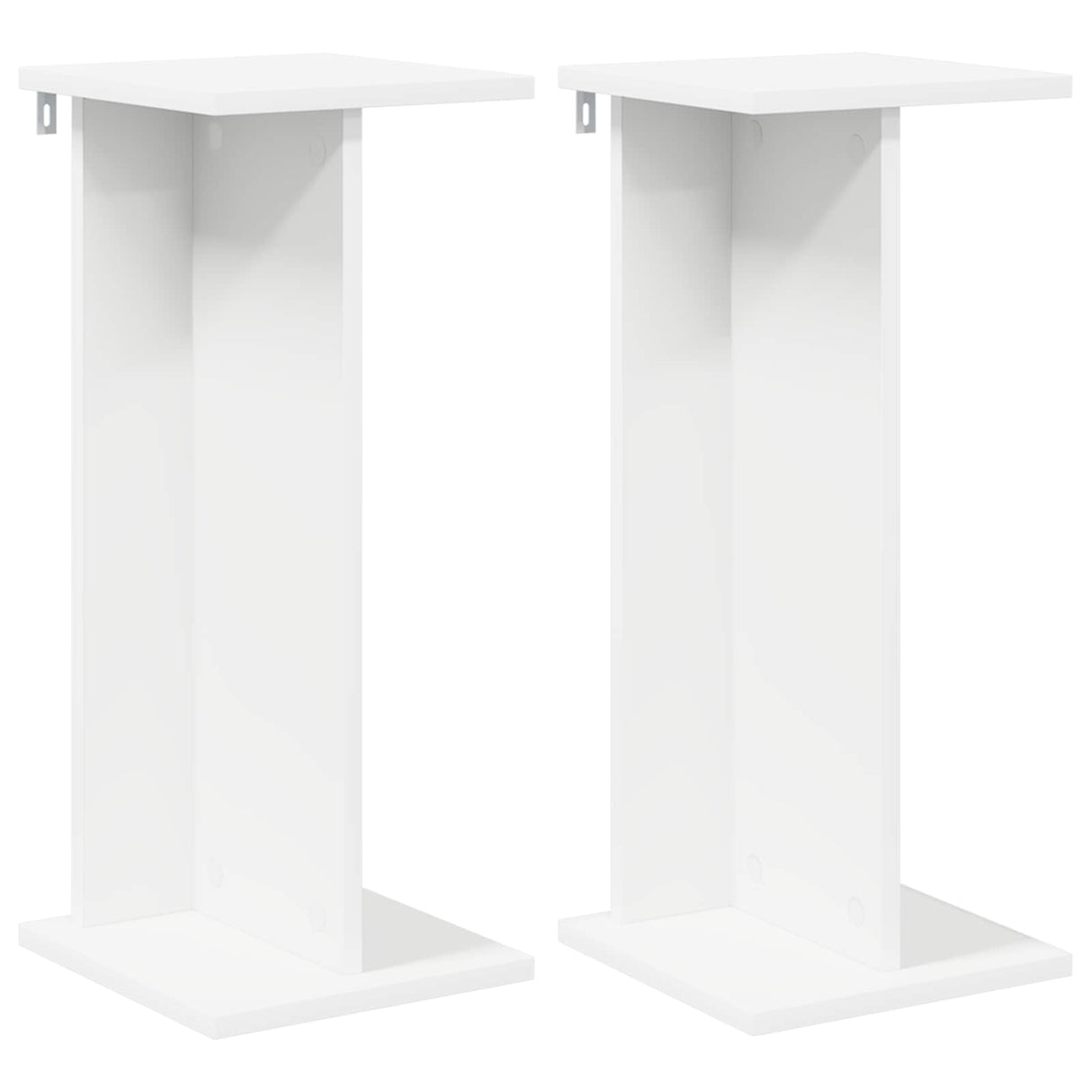 Plant Stand 2 pcs White 25 x 25.5 x 60.5 cm Engineered Wood