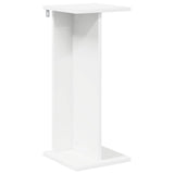 Plant Stand 2 pcs White 25 x 25.5 x 60.5 cm Engineered Wood - 45-Degree Angle