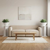 Plant Stand 2 pcs White 25 x 25.5 x 40.5 cm Engineered Wood - Top-Down View