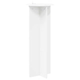 Plant Stand 2 pcs White Ø40 x 100 cm Engineered Wood - 45-Degree Angle