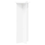 Plant Stand 2 pcs White Ø40 x 100 cm Engineered Wood - Low Angle
