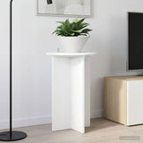 Plant Stand 2 pcs White Ø40 x 60 cm Engineered Wood