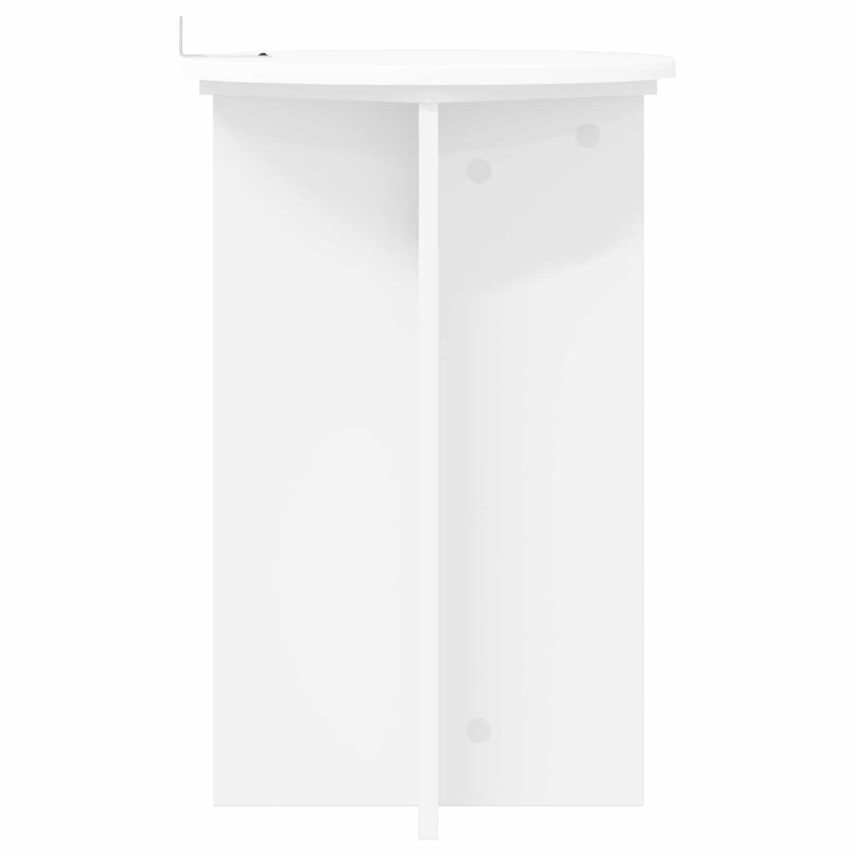 Plant Stand 2 pcs White Ø40 x 60 cm Engineered Wood