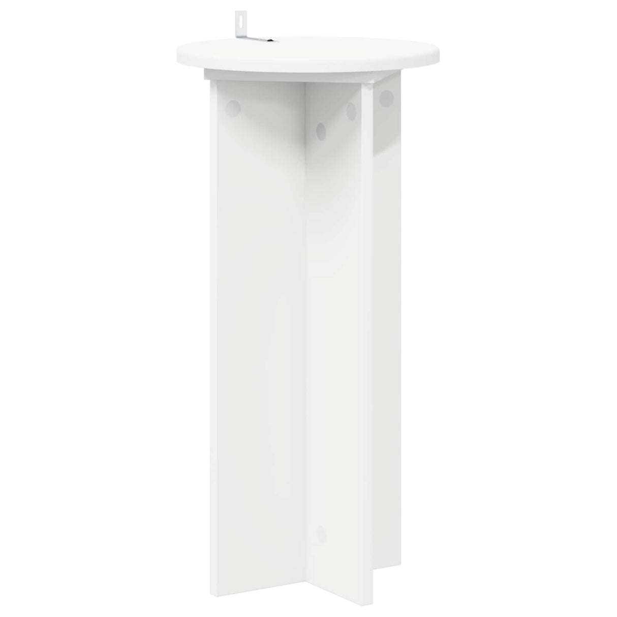 Plant Stand 2 pcs White Ø29.5 x 60 cm Engineered Wood