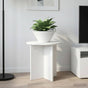 Plant Stand 2 pcs White Ø40 x 40 cm Engineered Wood