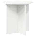 Plant Stand 2 pcs White Ø40 x 40 cm Engineered Wood