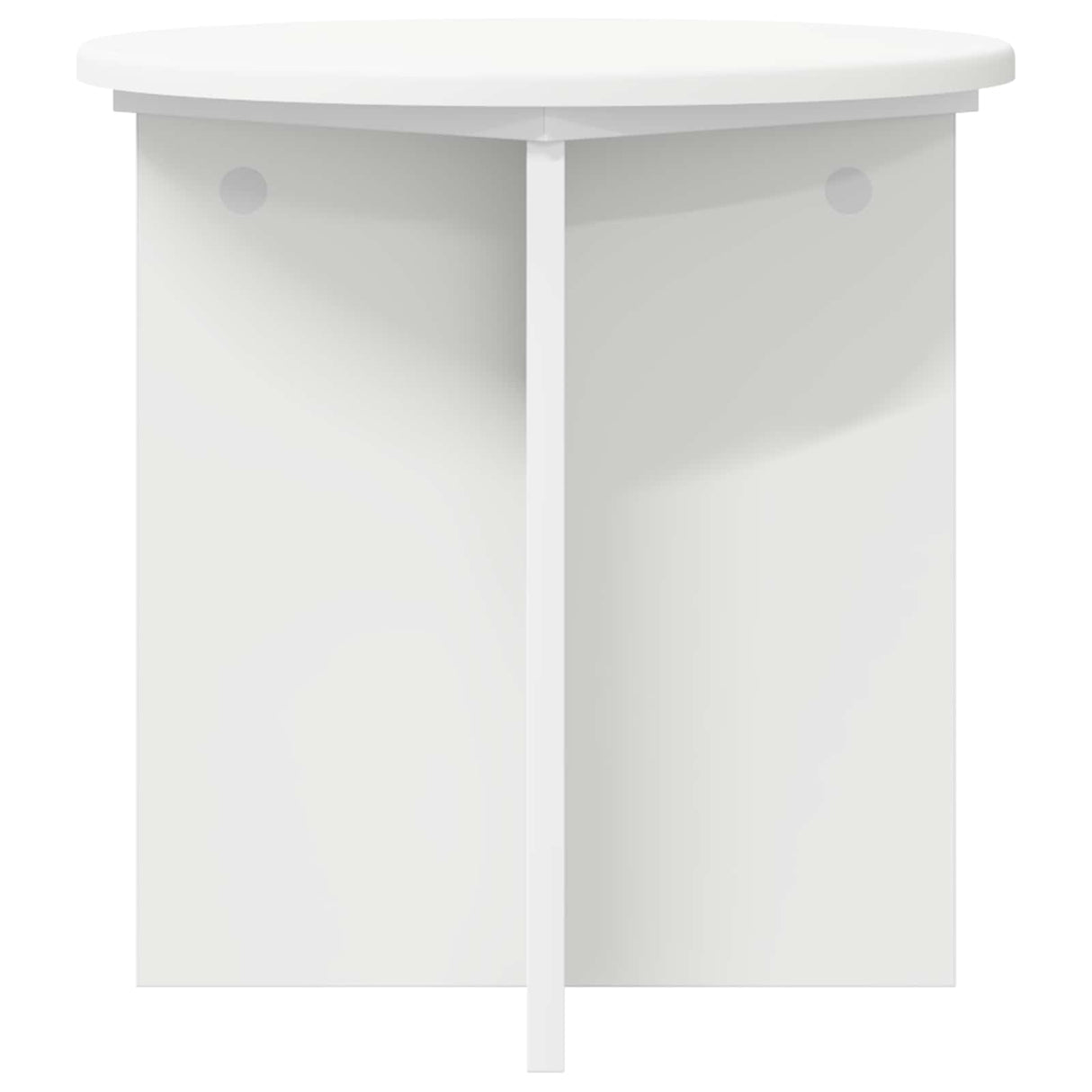 Plant Stand 2 pcs White Ø40 x 40 cm Engineered Wood
