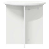 Plant Stand 2 pcs White Ø40 x 40 cm Engineered Wood