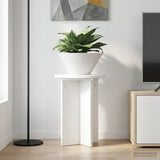 Plant Stand 2 pcs White Ø29.5 x 40 cm Engineered Wood