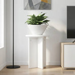 Plant Stand 2 pcs White Ø29.5 x 40 cm Engineered Wood