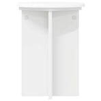 Plant Stand 2 pcs White Ø29.5 x 40 cm Engineered Wood