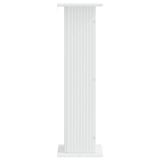 Plant Stand 2 pcs White 30.5 x 30 x 100.5 cm Engineered Wood - Close-Up Angle