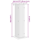 Plant Stand 2 pcs White 30.5 x 30 x 100.5 cm Engineered Wood - Extra Image