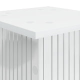 Plant Stand 2 pcs White 30.5 x 30 x 80.5 cm Engineered Wood