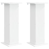Plant Stand 2 pcs White 30.5 x 30 x 80.5 cm Engineered Wood