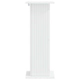 Plant Stand 2 pcs White 30.5 x 30 x 80.5 cm Engineered Wood - Rear View