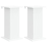 Plant Stand 2 pcs White 30.5 x 30 x 60.5 cm Engineered Wood