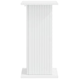 Plant Stand 2 pcs White 30.5 x 30 x 60.5 cm Engineered Wood - Rear View