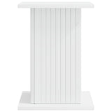 Plant Stand 2 pcs White 30.5 x 30 x 43 cm Engineered Wood - Rear View