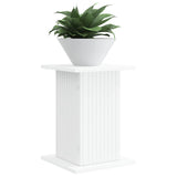 Plant Stand 2 pcs White 30.5 x 30 x 43 cm Engineered Wood - Side View