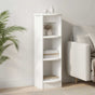 Side Cabinet White 40 x 40 x 100 cm Engineered Wood