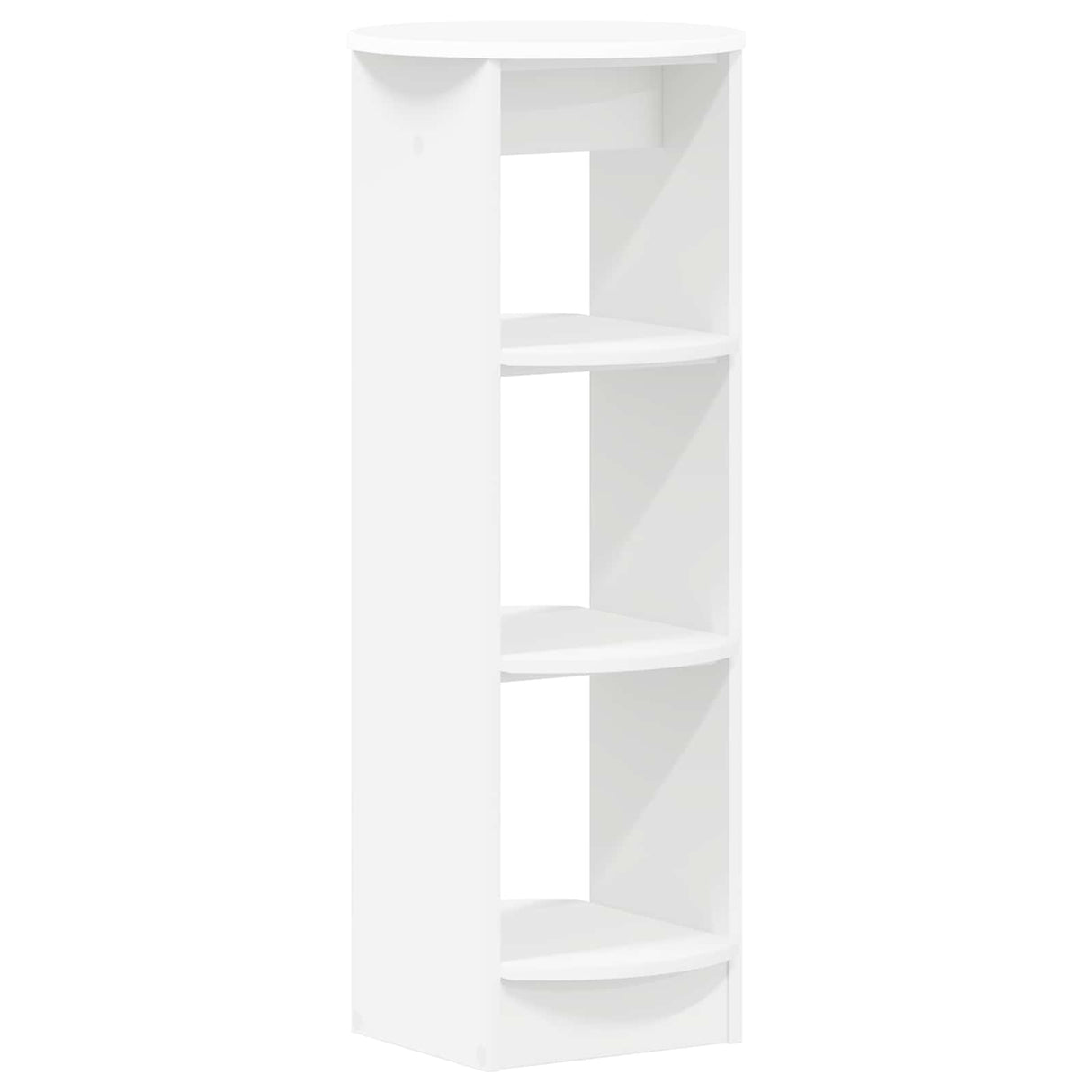 Side Cabinet White 40 x 40 x 100 cm Engineered Wood
