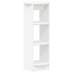Side Cabinet White 40 x 40 x 100 cm Engineered Wood