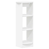 Side Cabinet White 40 x 40 x 100 cm Engineered Wood - Rear View