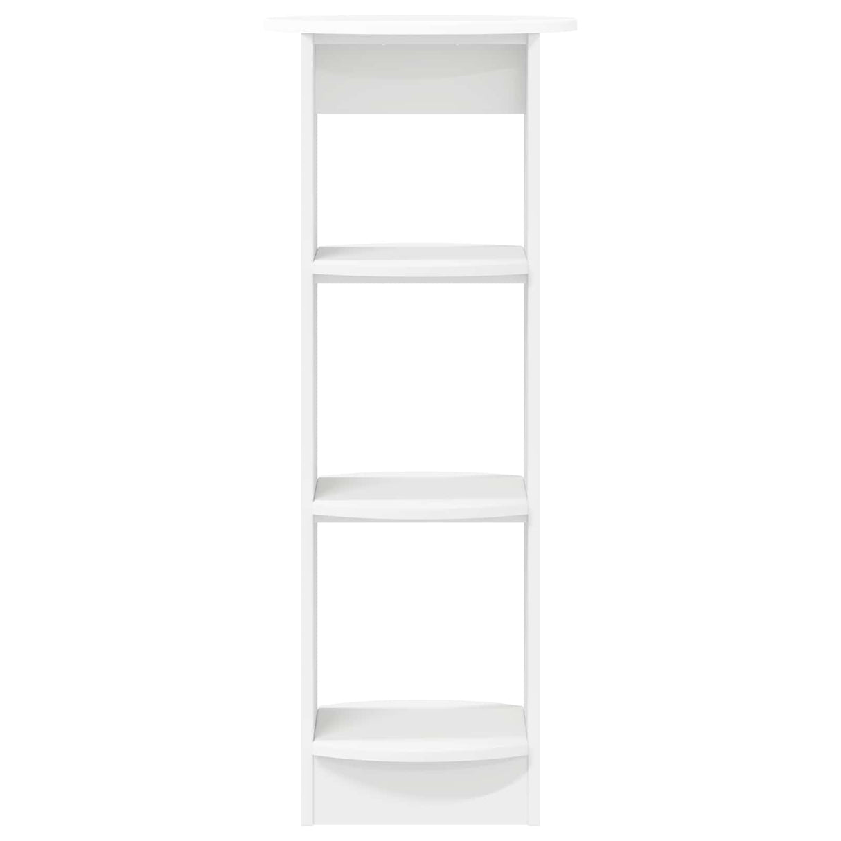 Side Cabinet White 40 x 40 x 100 cm Engineered Wood